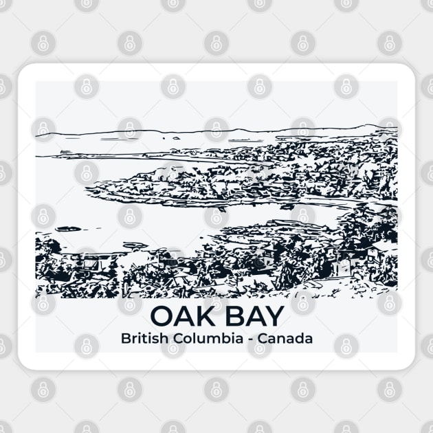 Oak Bay - British Columbia Magnet by Lakeric